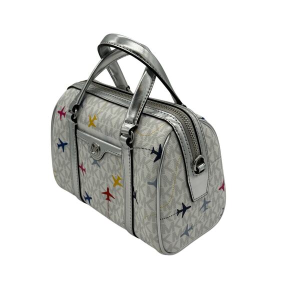 RETAIL $428 Michael Kors Jet Set Travel Small Duffle Crossbody Bag*NWTS - Picture 4 of 12